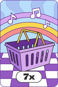 Effectuer 7 achats en magasin
